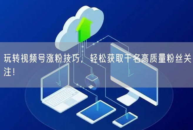 玩转视频号涨粉技巧，轻松获取千名高质量粉丝关注！